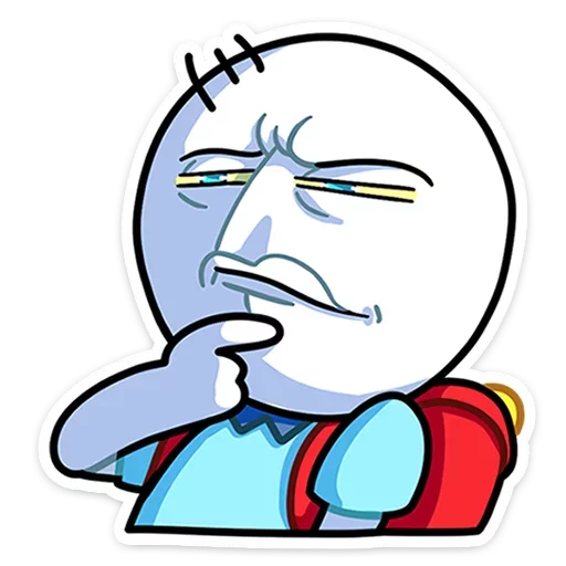 🤔 Стикер «правда, только по мемам» для Telegram