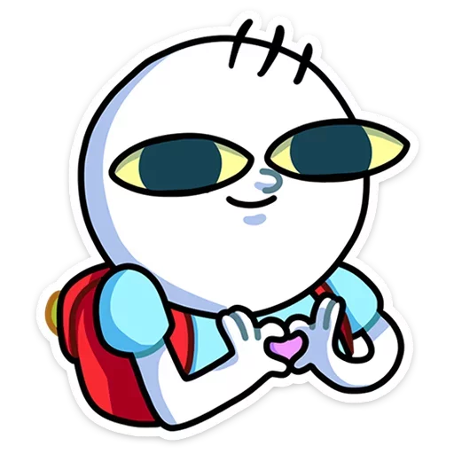 ❤️ Стикер «правда, только по мемам» для Telegram
