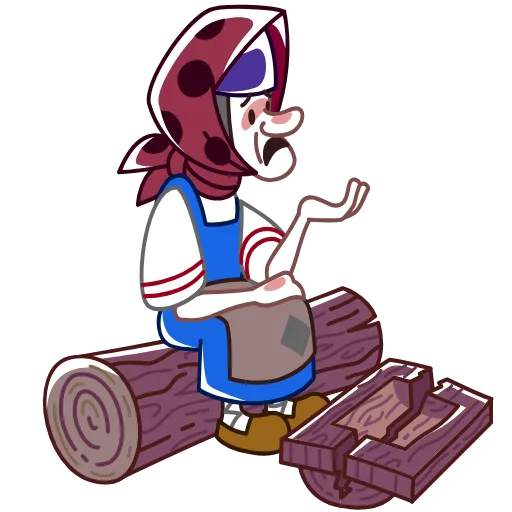 😮‍💨 Стикер «Вовка в Тридевятом царстве» для Telegram