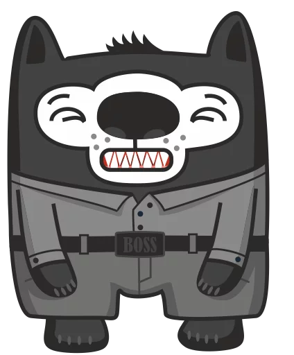 😁 Стикер «VovkusTheWolf» для Telegram