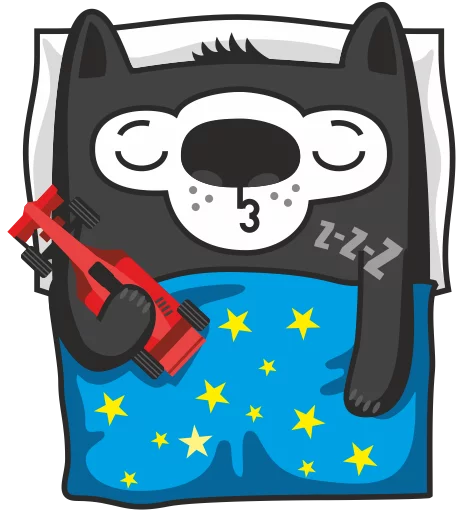😴 Стикер «VovkusTheWolf» для Telegram