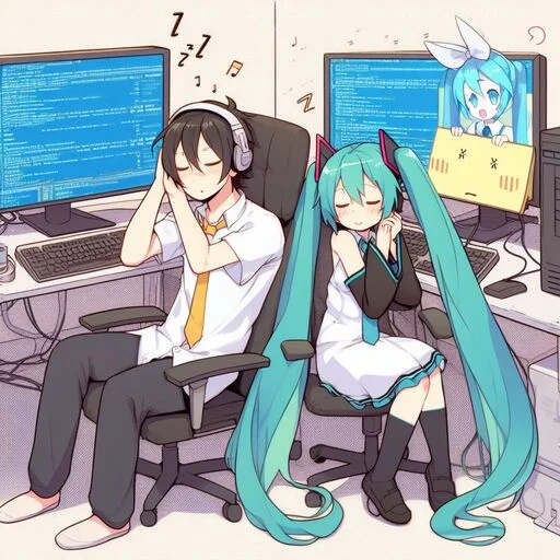 😴 Стикер «VOLT Programmers» для Telegram