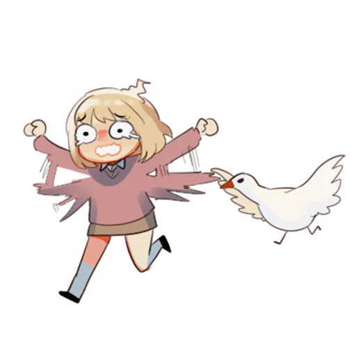 🦆 Стикер «Вроу» для Telegram