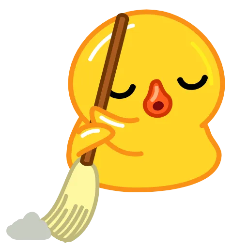🧹 Стикер «aoo» для Telegram