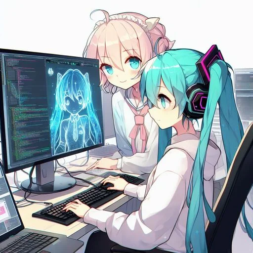 👀 Стикер «VOLT Hatsune Miku» для Telegram