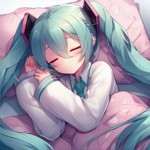 😴 Стикер «VOLT Hatsune Miku» для Telegram