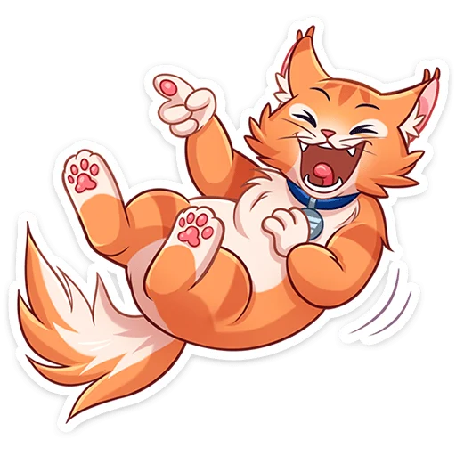 ⭐ Стикер «Пёс и кот – хорошие соседи.» для Telegram
