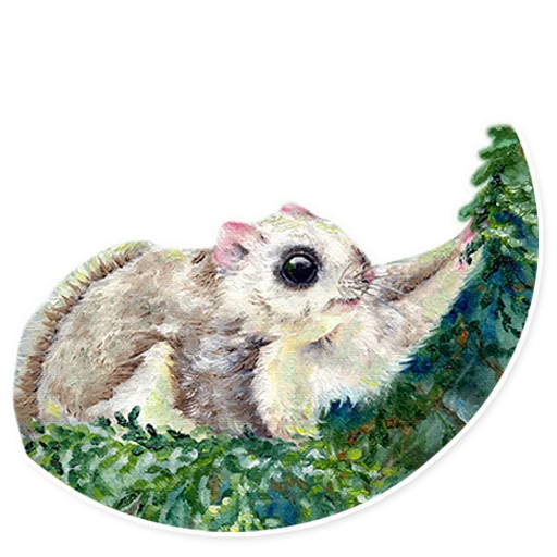 🌲 Стикер «Vulpino» для Telegram