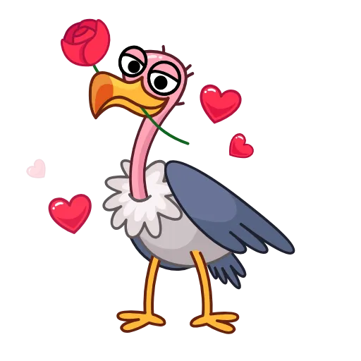 🌹 Стикер «Стервятник» для Telegram