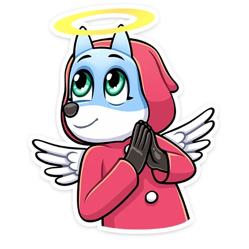 😇 Стикер «Вью» для Telegram