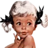 🪽 Эмодзи «👼 vintage» для Telegram