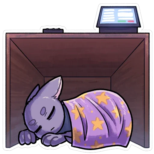 😴 Стикер «Выживалькинс БТ» для Telegram