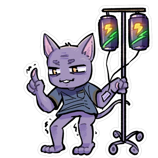 🫩 Стикер «Выживалькинс БТ» для Telegram