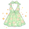 👗 Эмодзи «жду лето» для Telegram