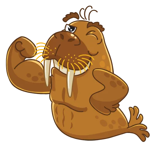 💪 Эмодзи «The Wale & Walruses» для Telegram