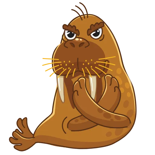 🙅‍♀ Эмодзи «The Wale & Walruses» для Telegram
