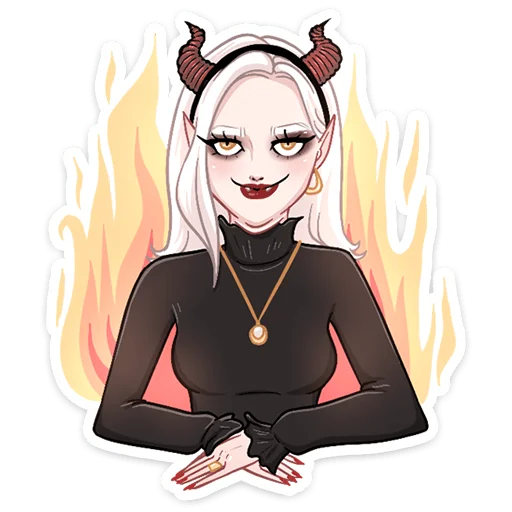 😈 Стикер «Ванда» для Telegram