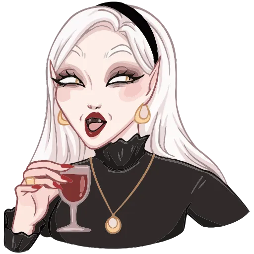 🧛‍♀ Эмодзи «Ванда» для Telegram