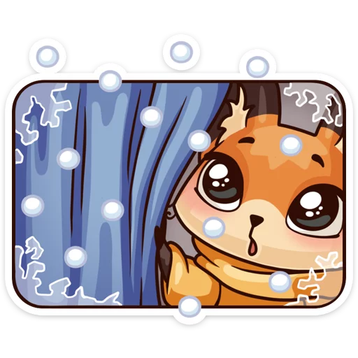 ❄ Стикер «Вместе теплее» для Telegram