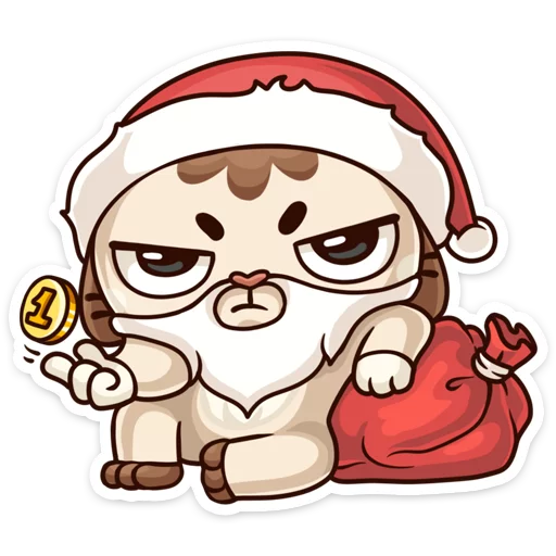 😼 Стикер «Вместе теплее» для Telegram
