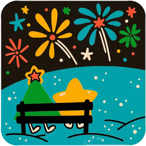 🤩 Эмодзи «Тёплый Новый Год» для Telegram