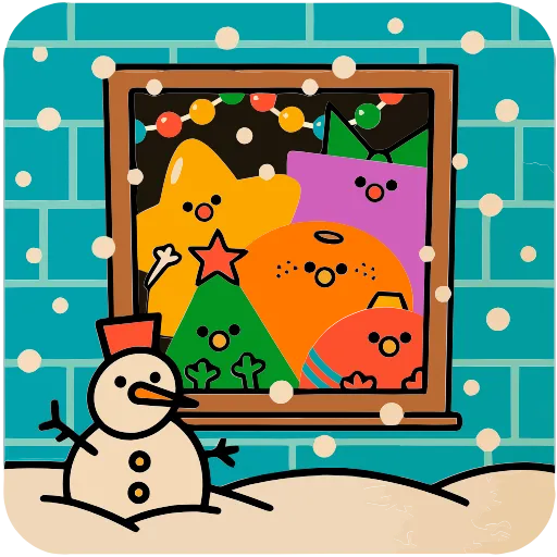 🤩 Эмодзи «Тёплый Новый Год» для Telegram