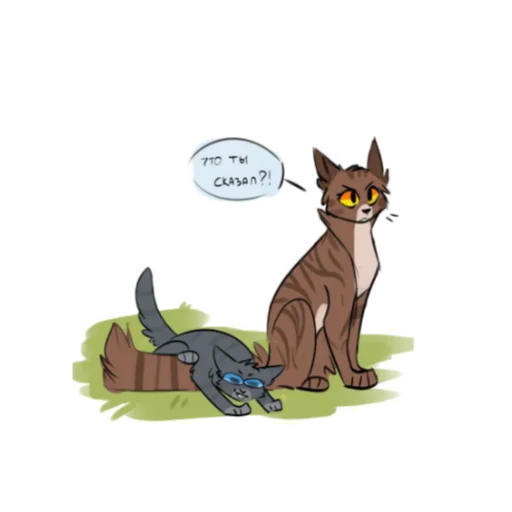 Стикерпак Cats warriors для Telegram — скачать