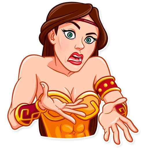 😧 Стикер «Warrior Queen» для Telegram