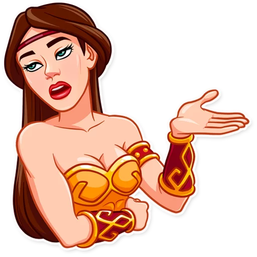 🙄 Стикер «Warrior Queen» для Telegram
