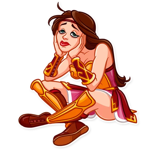 😞 Стикер «Warrior Queen» для Telegram