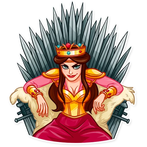 😏 Стикер «Warrior Queen» для Telegram