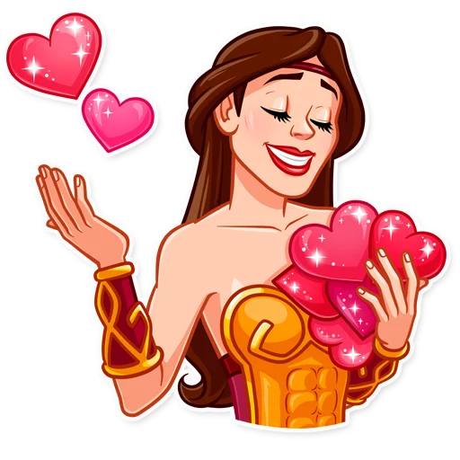 😘 Стикер «Warrior Queen» для Telegram