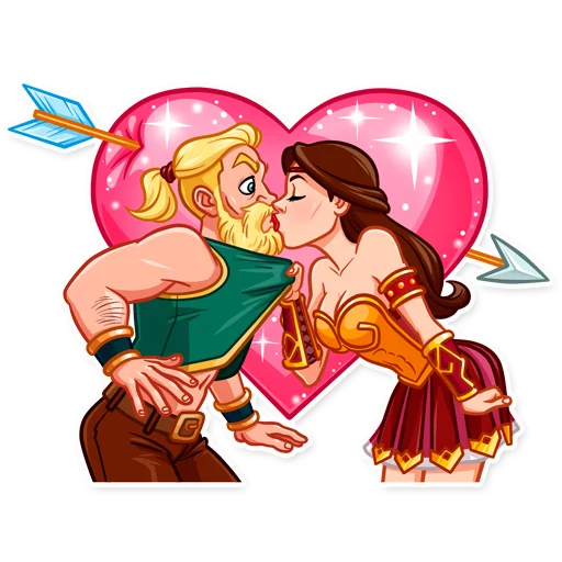 💘 Стикер «Warrior Queen» для Telegram