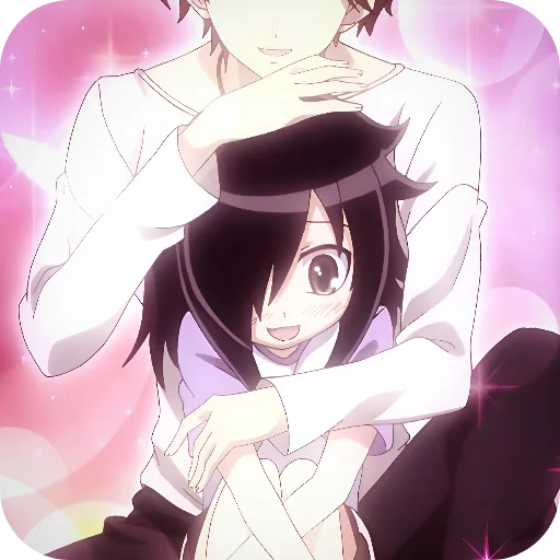 🥰 Стикер «WataMote» для Telegram
