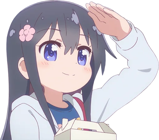 🤚 Стикер «Watashi ni Tenshi ga Maiorita» для Telegram