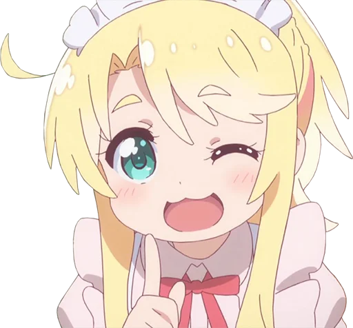 😉 Стикер «Watashi ni Tenshi ga Maiorita» для Telegram