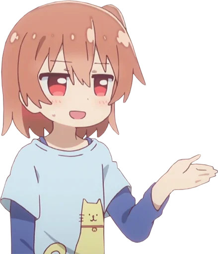 🤙 Стикер «Watashi ni Tenshi ga Maiorita» для Telegram