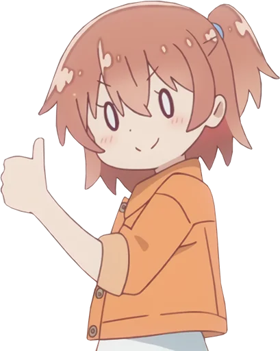 👍 Стикер «Watashi ni Tenshi ga Maiorita» для Telegram