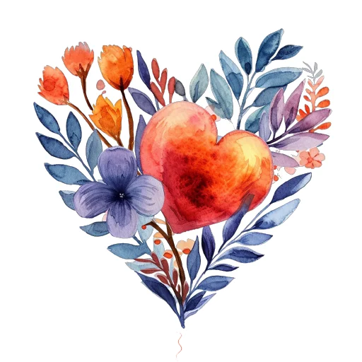 Стикерпак Watercolor red для Telegram — скачать