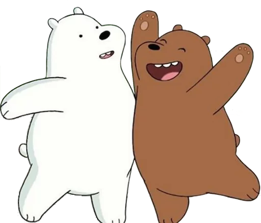 👯 Стикер «WeBareBears» для Telegram