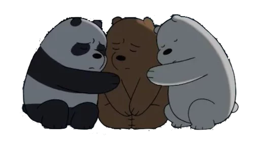 😔 Стикер «WeBareBears» для Telegram