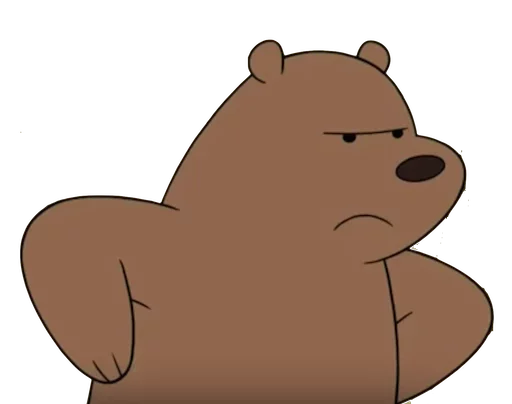 😠 Стикер «WeBareBears» для Telegram