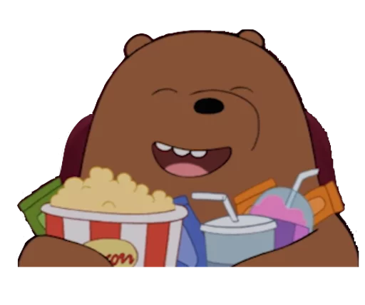 🎟 Стикер «WeBareBears» для Telegram