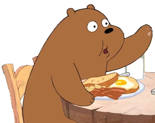 🍪 Стикер «WeBareBears» для Telegram