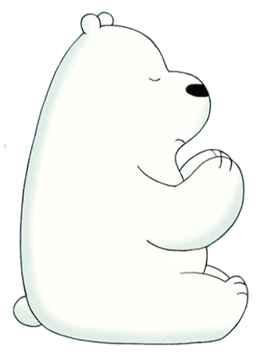 🙏 Стикер «WeBareBears» для Telegram