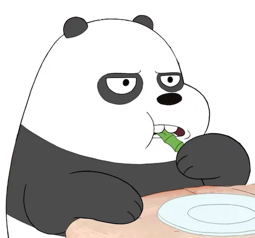 😒 Стикер «WeBareBears» для Telegram