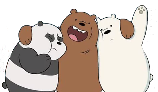 🐻 Стикер «WeBareBears» для Telegram