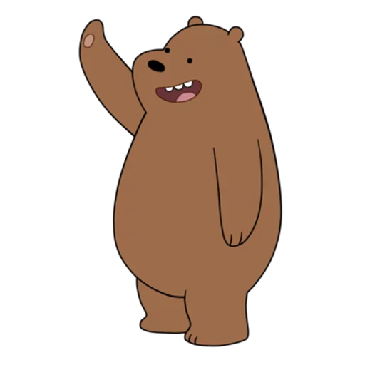 👋 Стикер «WeBareBears» для Telegram