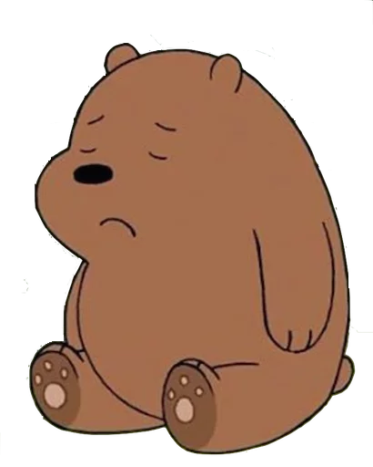 😔 Стикер «WeBareBears» для Telegram
