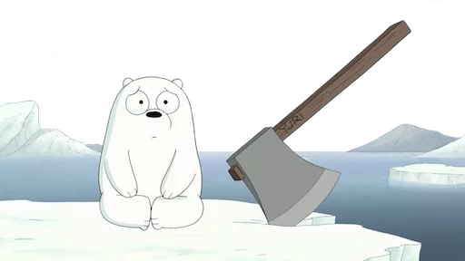 😢 Стикер «WeBareBears» для Telegram
